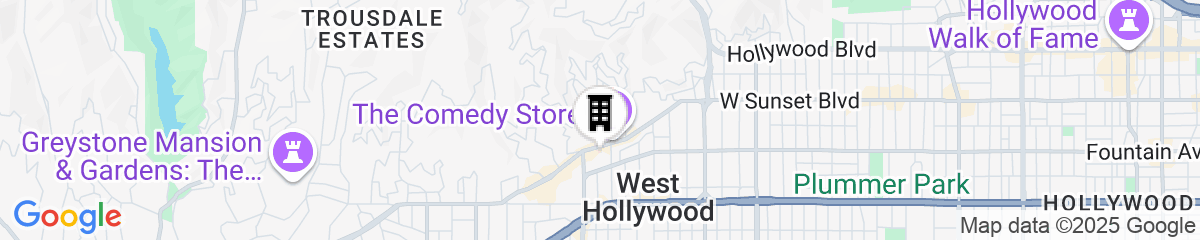 Map for Hotel Ziggy on Sunset