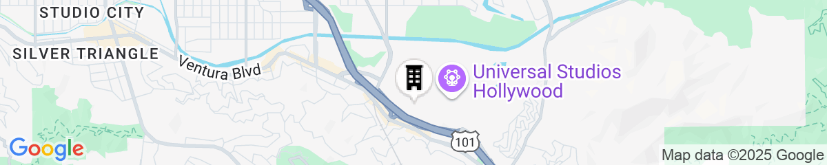 Map for Hilton Los Angeles/Universal City