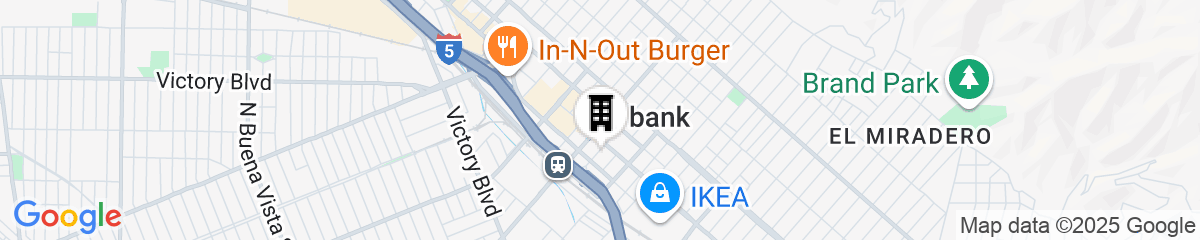 Map for Hotel Burbank