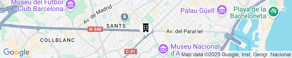 Map for Hotel Indigo Barcelona Plaza Espana by IHG