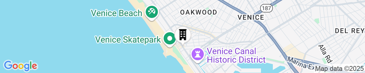 Map for Hotel Erwin Venice Beach