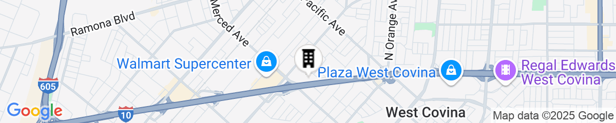 Map for Courtyard by Marriott Baldwin Park