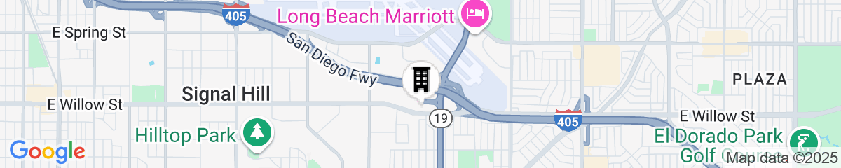 Map for Residence Inn By Marriott Long Beach