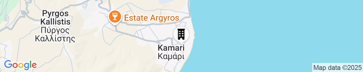 Map for Sandblu Santorini, LXR Hotels & Resorts