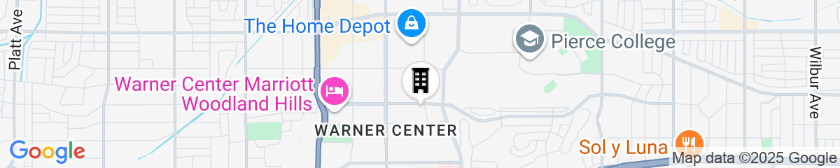 Map for Home2 Suites By Hilton Woodland Hills