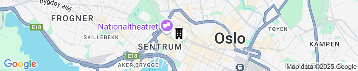 Map for Thon Hotel Cecil