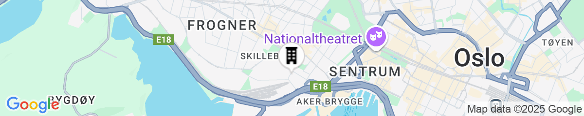 Map for Oslo Guldsmeden 