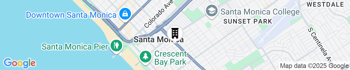Map for Santa Monica Hotel