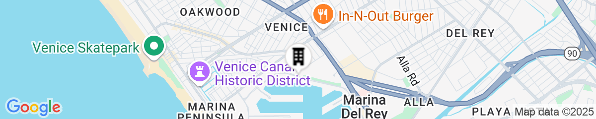 Map for The Ritz-Carlton, Marina del Rey