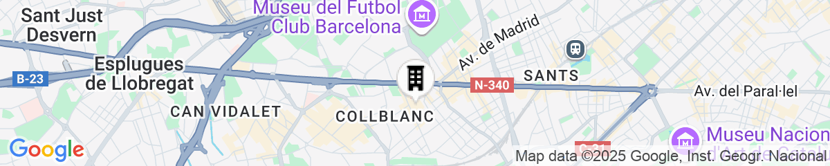 Map for Caliu Apartments Barcelona - Camp Nou