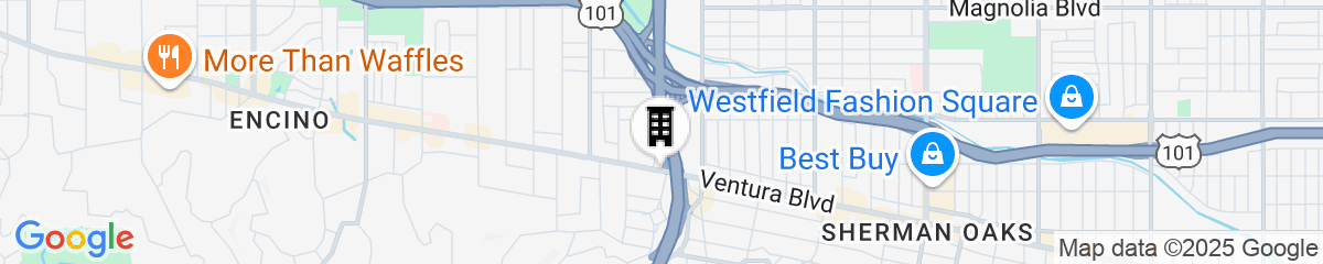 Map for Courtyard by Marriott Los Angeles - Sherman Oaks