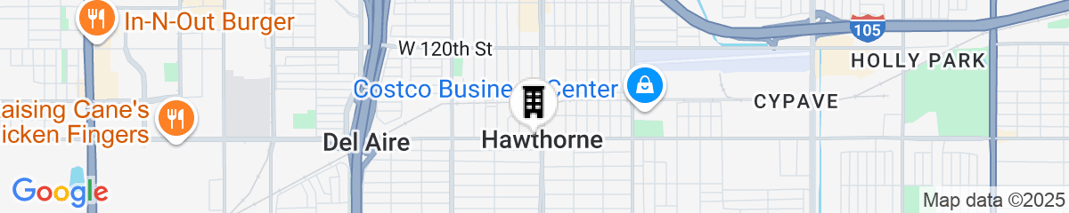 Map for Courtyard by Marriott Los Angeles LAX/Hawthorne