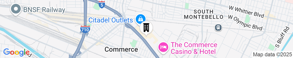 Map for DoubleTree by Hilton Los Angeles - Commerce