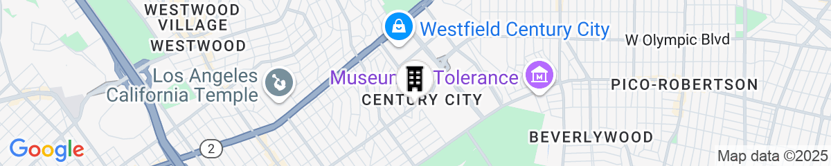 Map for Courtyard by Marriott Los Angeles Century City/Beverly Hills