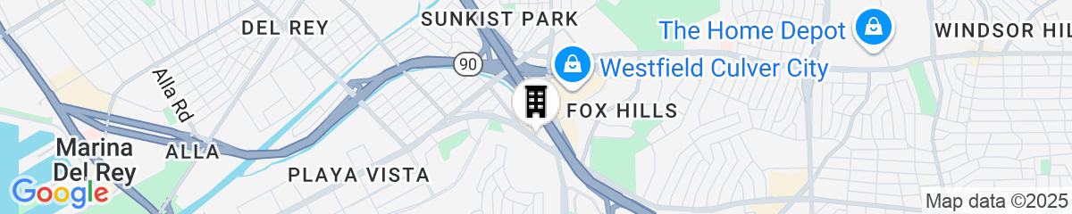 Map for Hilton Los Angeles Culver City