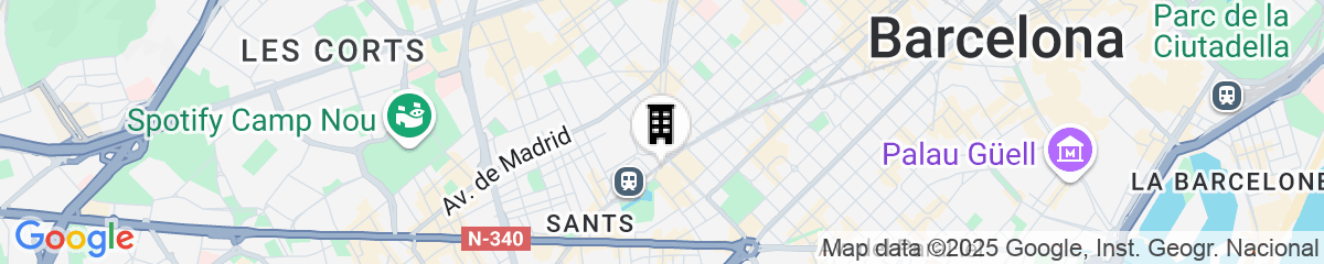 Map for Nobu Hotel Barcelona