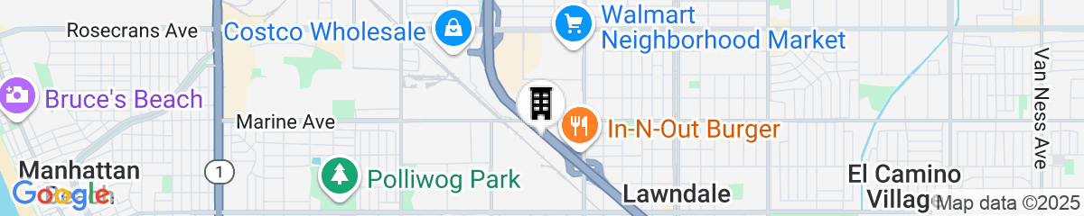 Map for Residence Inn by Marriott Los Angeles Redondo Beach