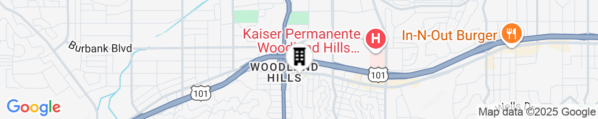 Map for Best Western Woodland Hills Inn