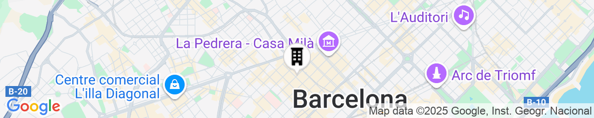 Map for Allegro Barcelona
