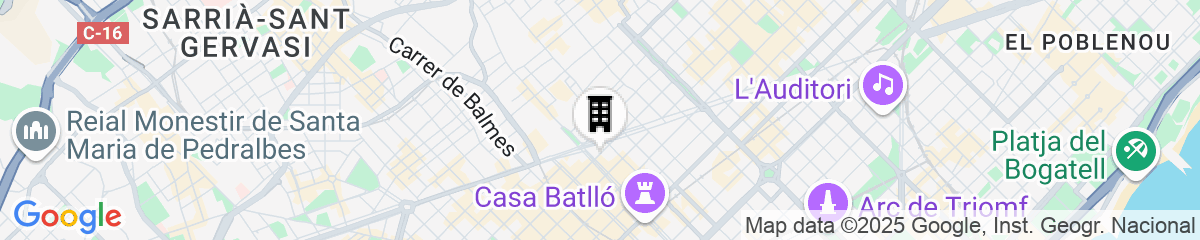 Map for Sir Victor Hotel, part of Sircle Collection