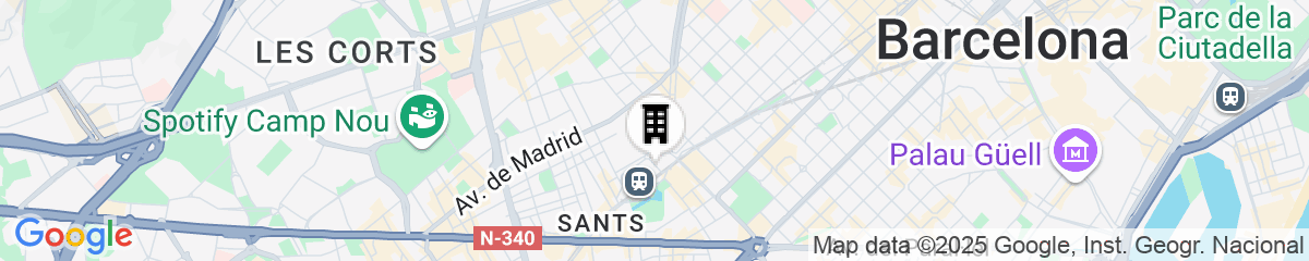 Map for Barceló Sants