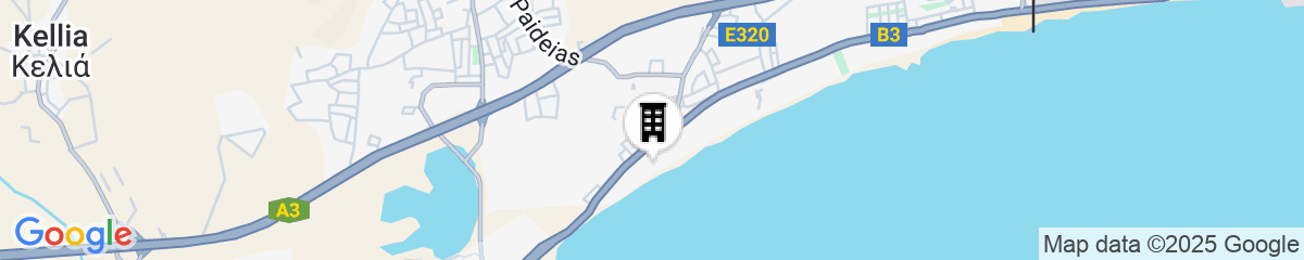 Map for Mercure Larnaca Beach Resort