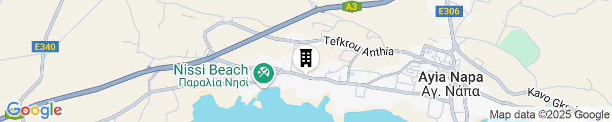 Map for Nissiblu Beach Resort