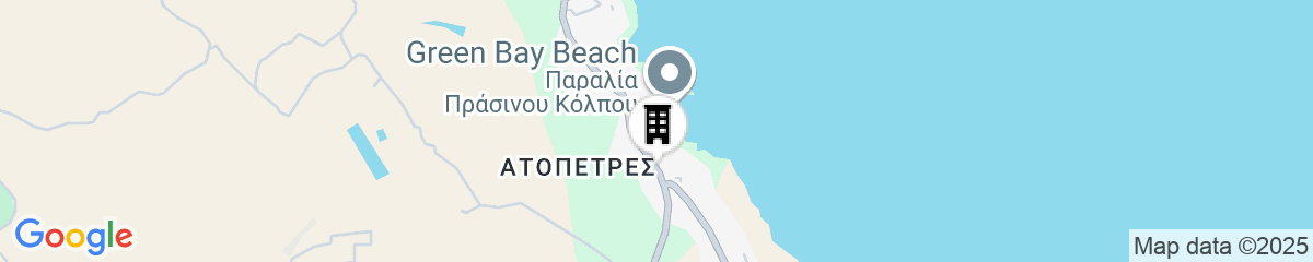 Map for Cavo Zoe Seaside Hotel