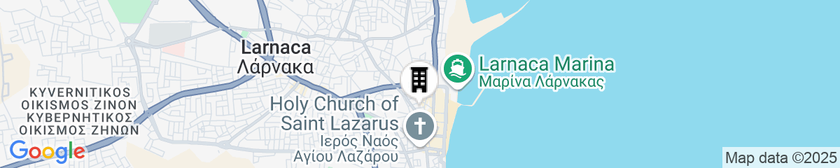 Map for Mercure Larnaca Finikoudes Beach