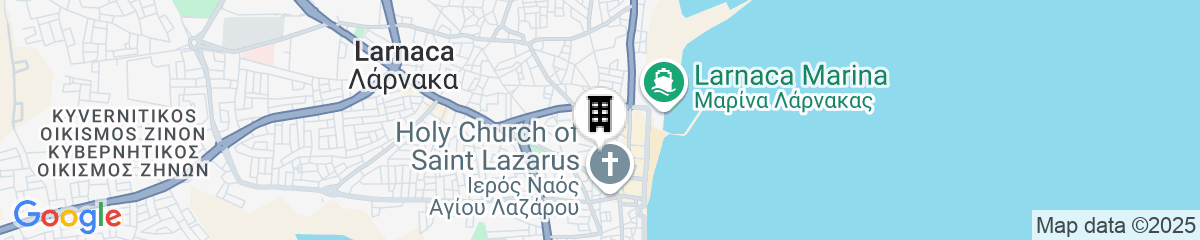 Map for Leonardo Boutique Hotel Larnaca