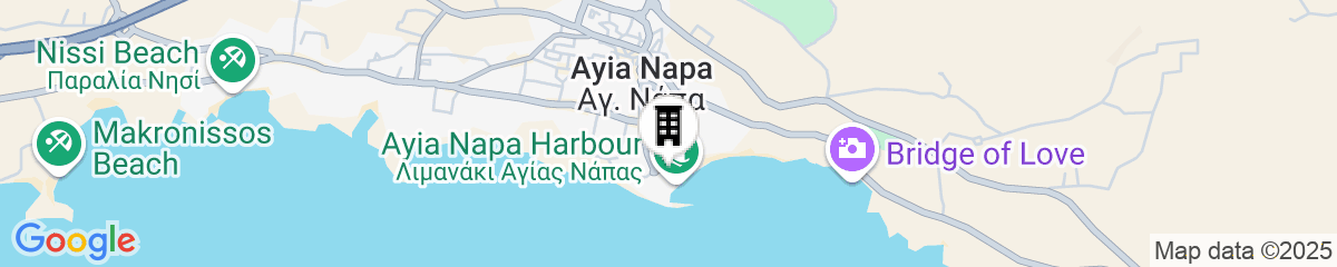 Map for Limanaki Beach Hotel