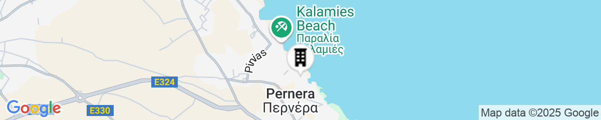 Map for Pernera Beach Hotel