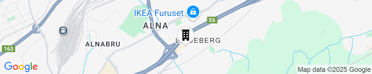 Map for Radisson Blu Hotel Oslo Alna