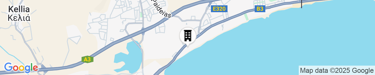 Map for Radisson Beach Resort Larnaca