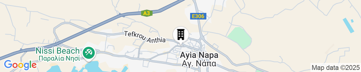 Map for Cosmo Napa Hotel