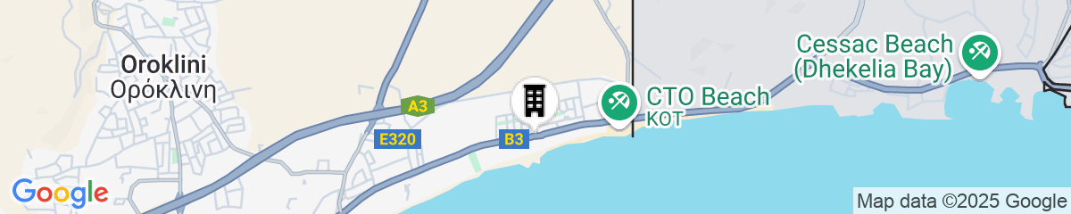 Map for Golden Bay Beach Hotel