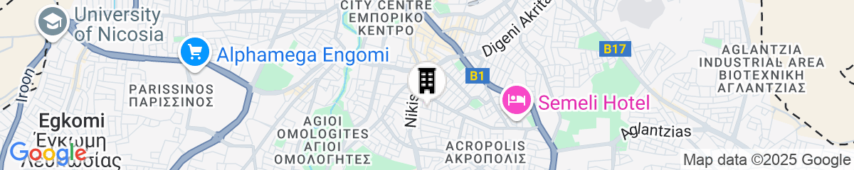 Map for Almond Business Hotel