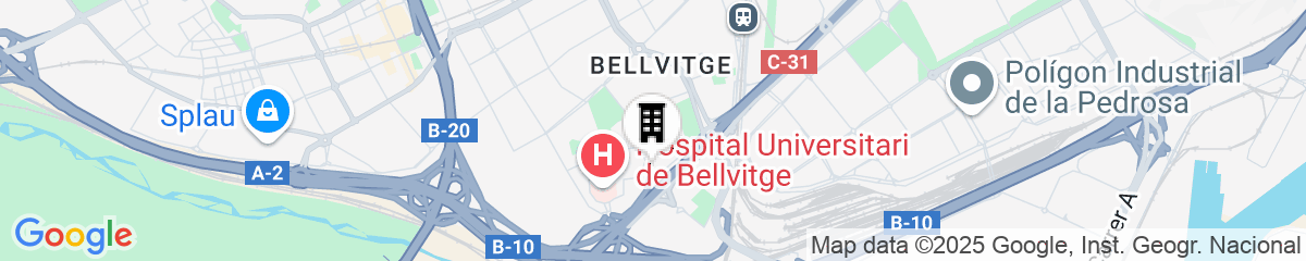 Map for Hyatt Regency Barcelona Tower