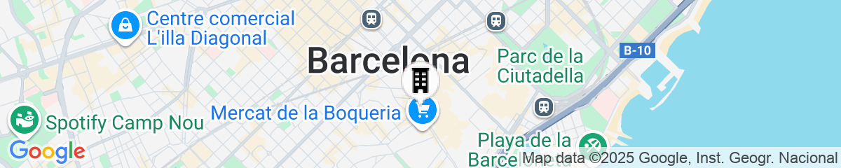 Map for Citadines Ramblas Barcelona
