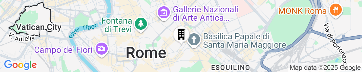 Map for Hotel Viminale