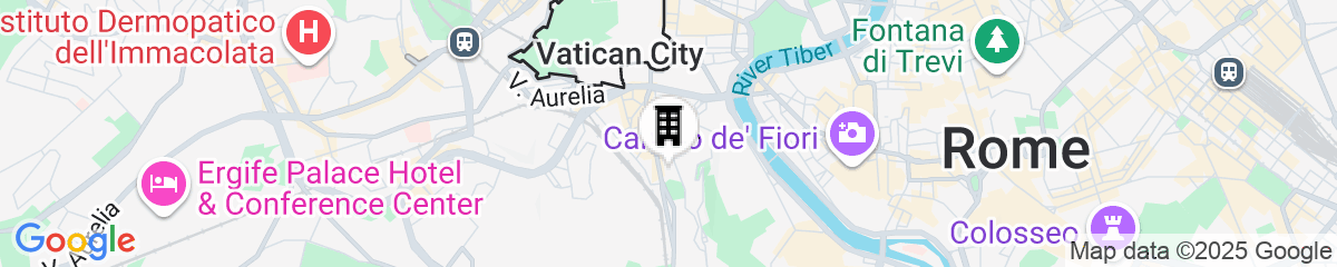 Map for Bloom Hotel Rome