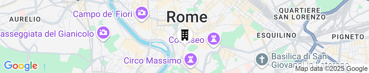 Map for Kolbe Hotel Rome