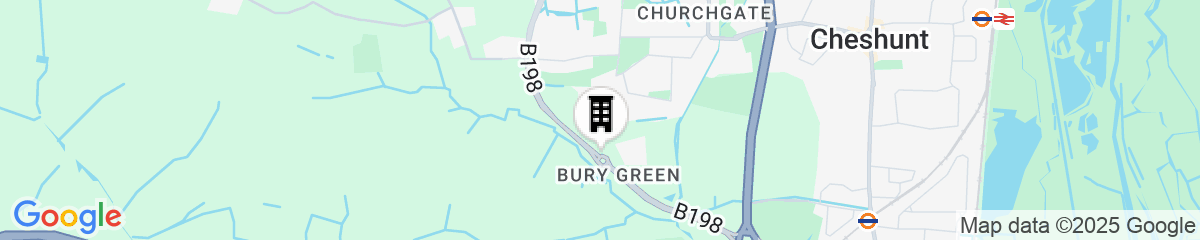 Map for Ridings at Theobalds Park