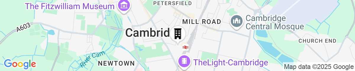 Map for Clayton Hotel Cambridge