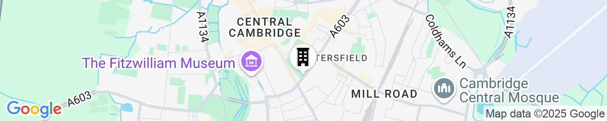 Map for Gonville Hotel