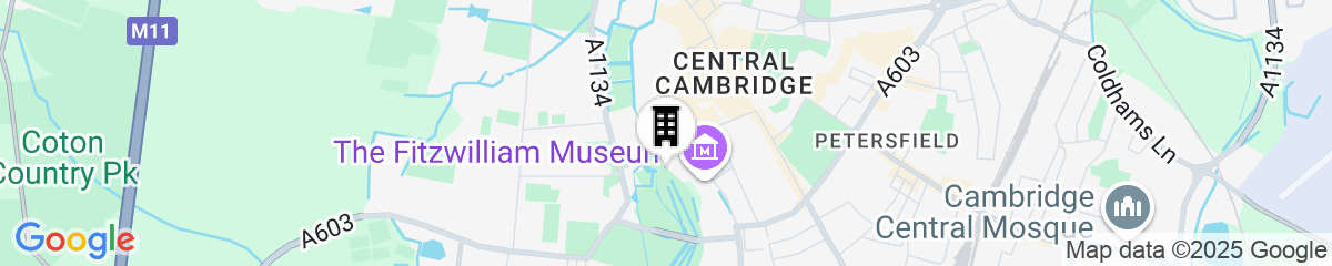 Map for Graduate by Hilton Cambridge