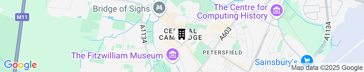 Map for Hilton Cambridge City Centre