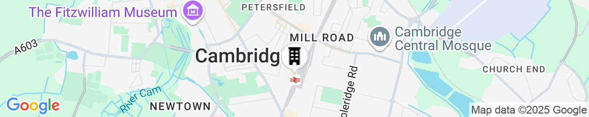 Map for ibis Cambridge Central Station