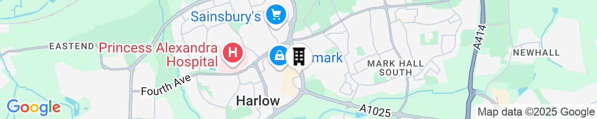 Map for Holiday Inn Express Harlow by IHG