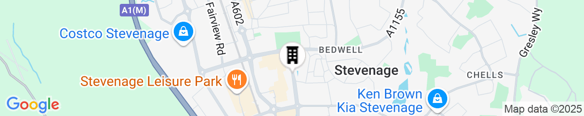 Map for Holiday Inn Stevenage by IHG